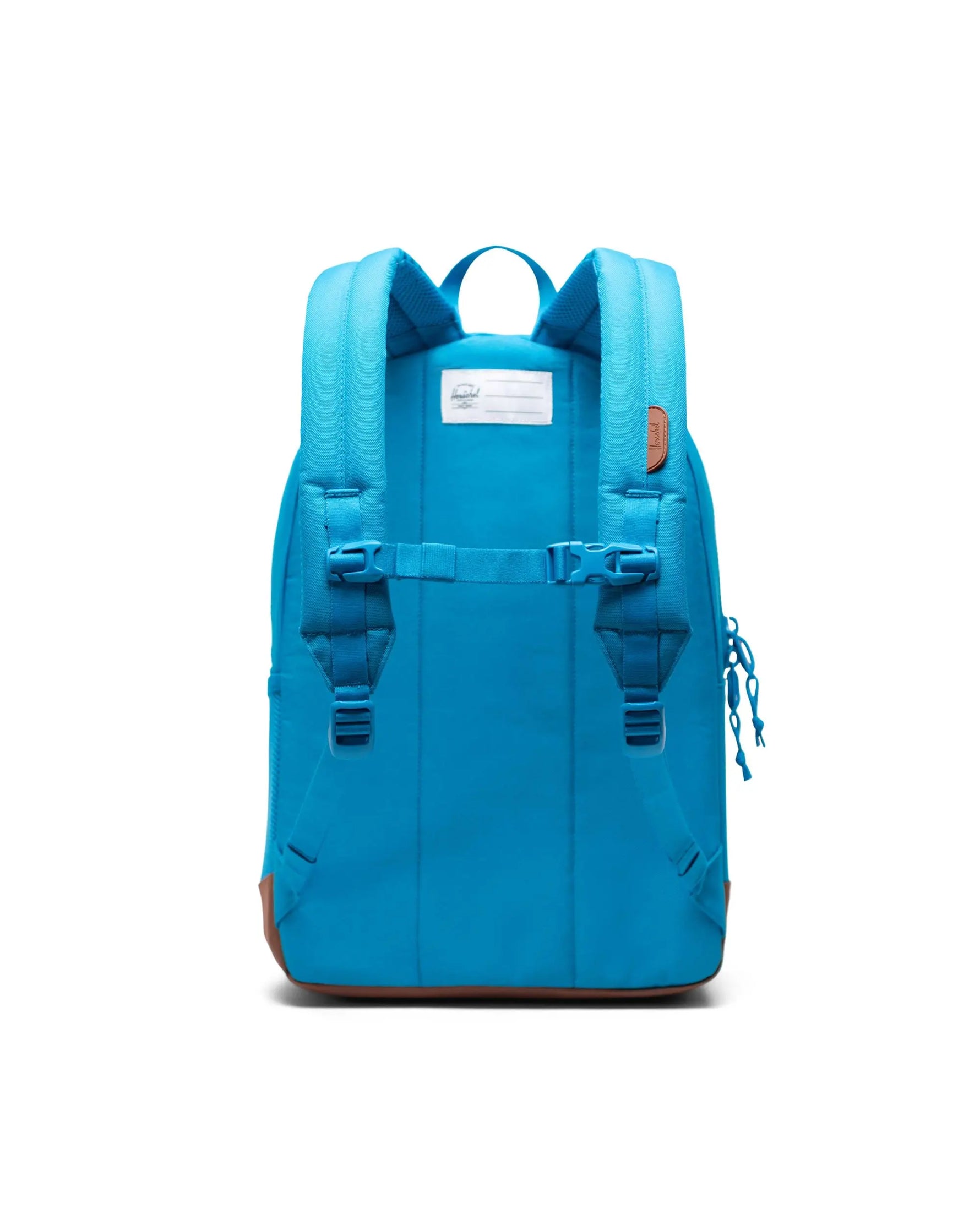 Herschel Heritage Youth Backpack - Hawaiian Surf/Saddle Brown - Back View