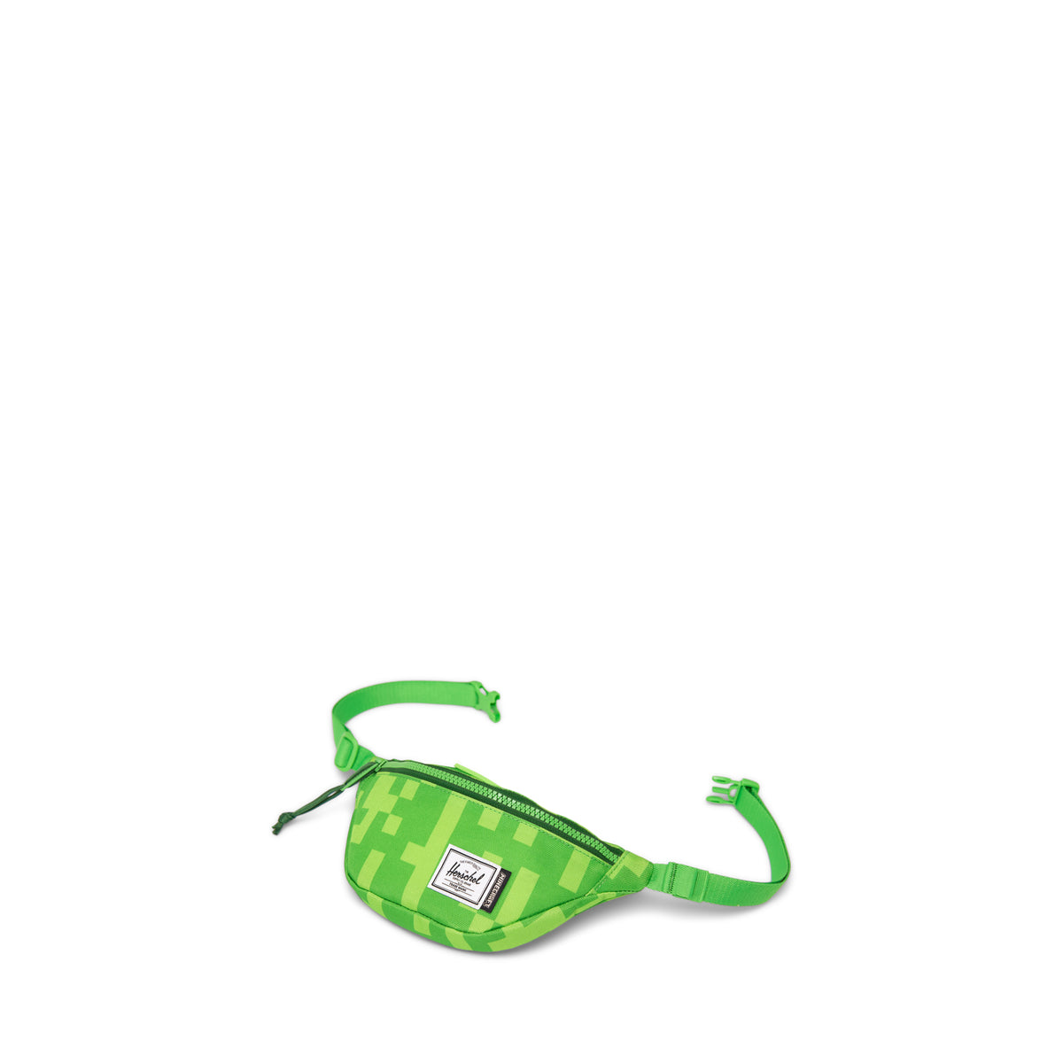 Herschel Minecraft™ Collection Heritage Hip Pack Kids - Creeper Angle View 2