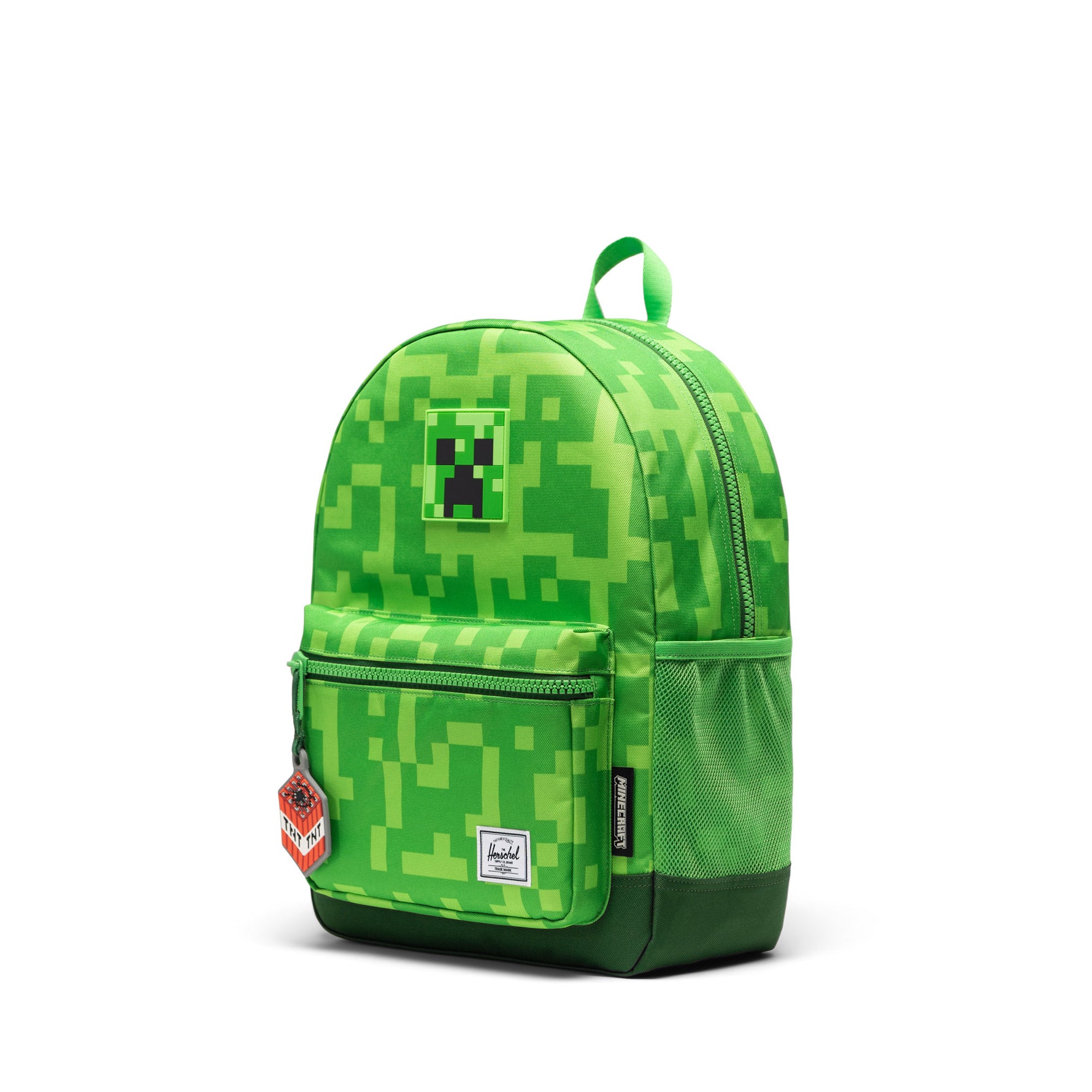 Herschel Minecraft™ Collection Heritage Kids Backpack - Creeper Angle View