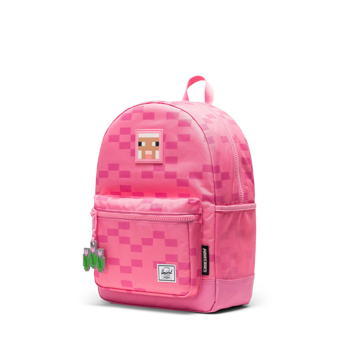 Herschel Minecraft™ Collection Heritage Kids Backpack - Pink Sheep Angle View