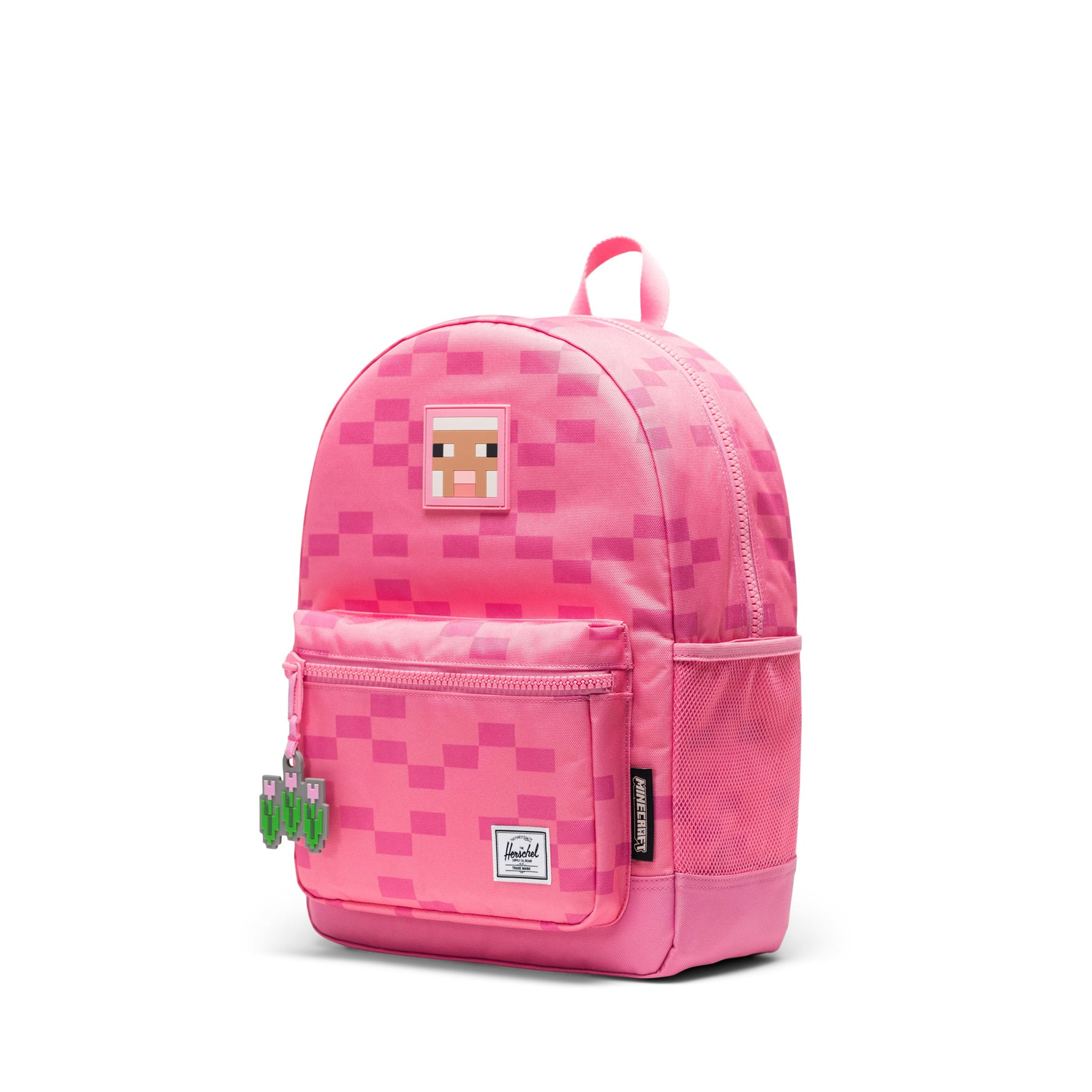 Herschel Minecraft™ Collection Heritage Kids Backpack - Pink Sheep Angle View