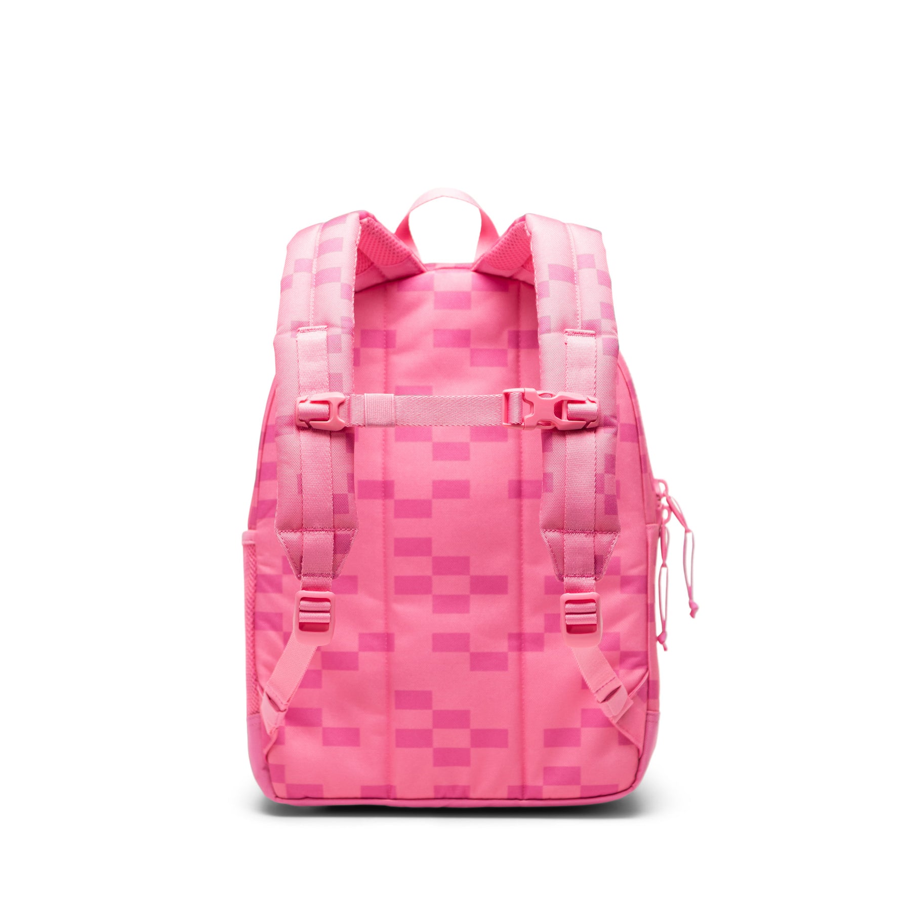 Herschel Minecraft™ Collection Heritage Kids Backpack - Pink Sheep Back View with Shoulder Straps & Chest Harness