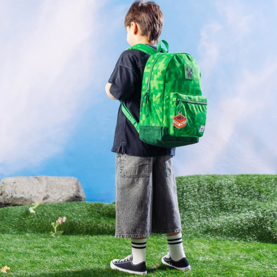 Herschel Minecraft™ Collection Heritage Youth Backpack - Creeper Lifestyle 3