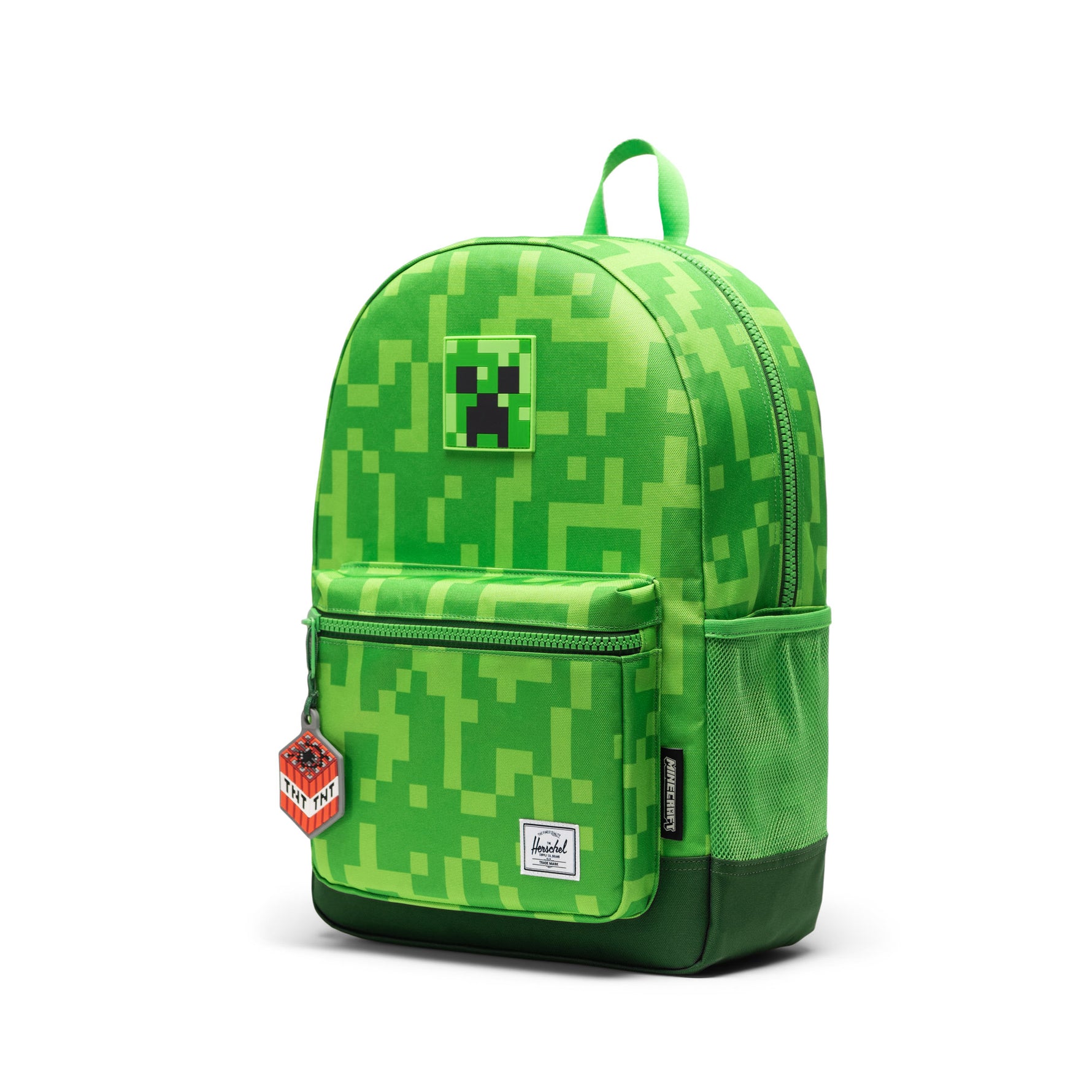 Herschel Minecraft™ Collection Heritage Youth Backpack - Creeper Angle