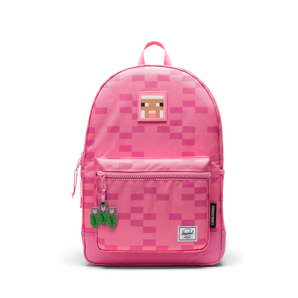 Herschel Minecraft™ Collection Heritage Youth Backpack - Pink Sheep Front View