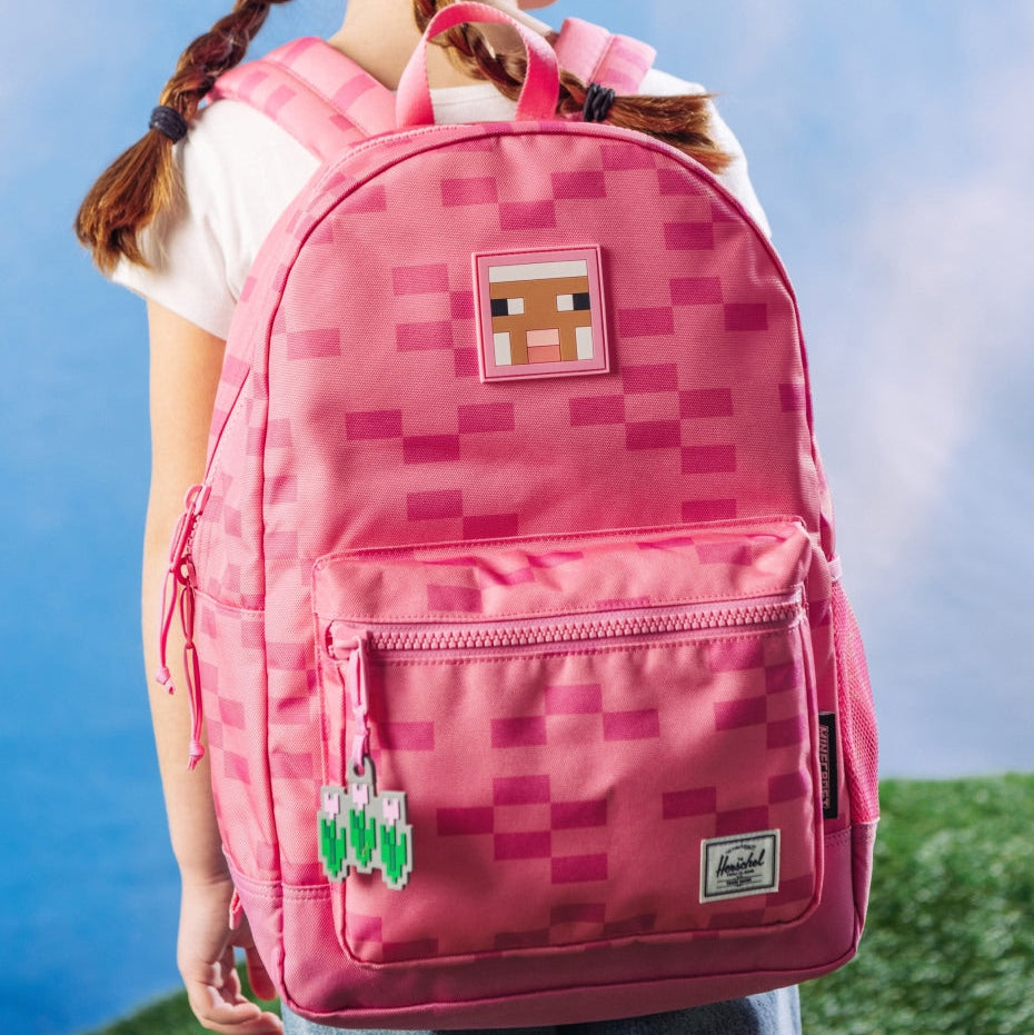 Herschel Minecraft™ Collection Heritage Youth Backpack - Pink Sheep Lifestyle 1