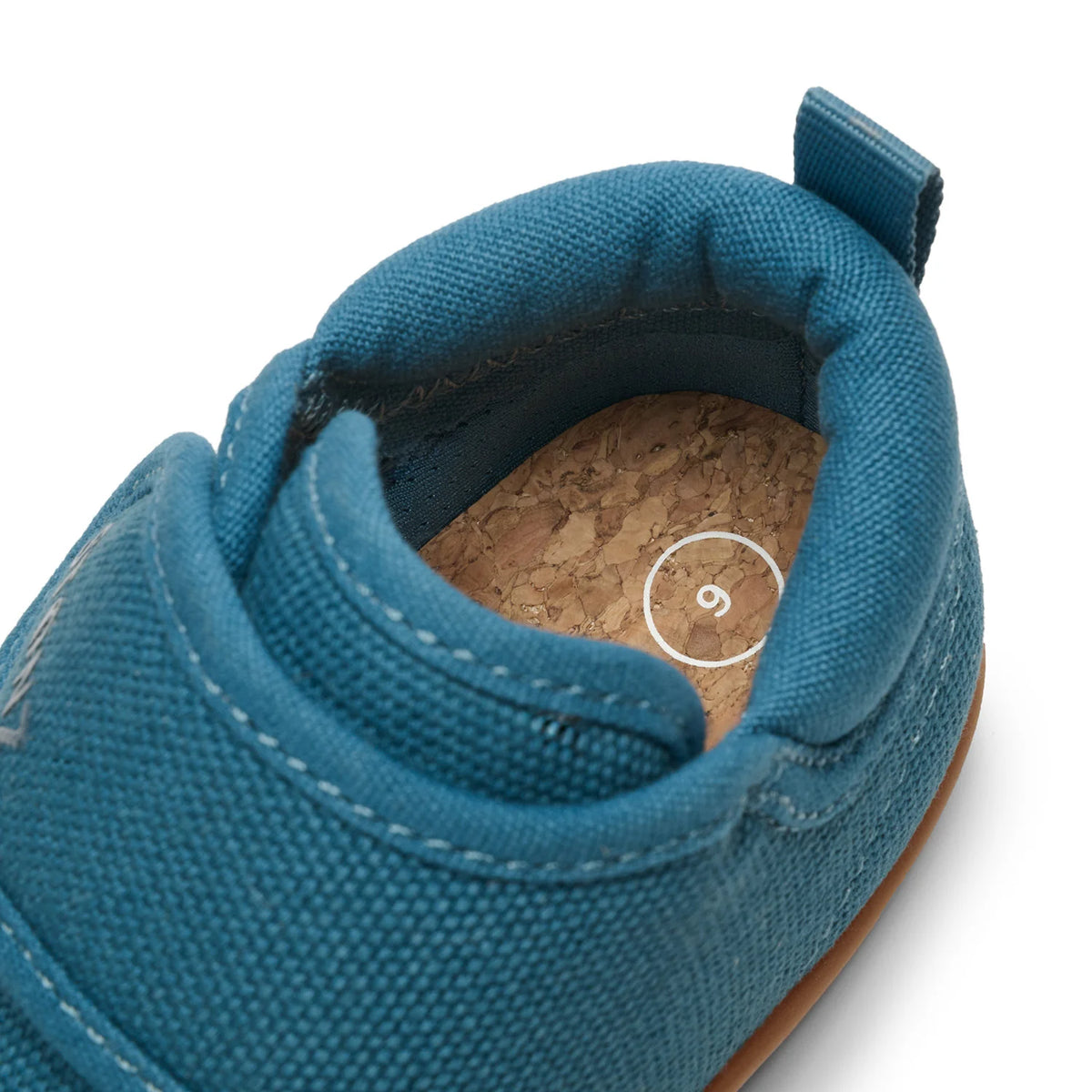 Stonz Cruiser Natural Baby Shoes - Denim Cork Insole Detail