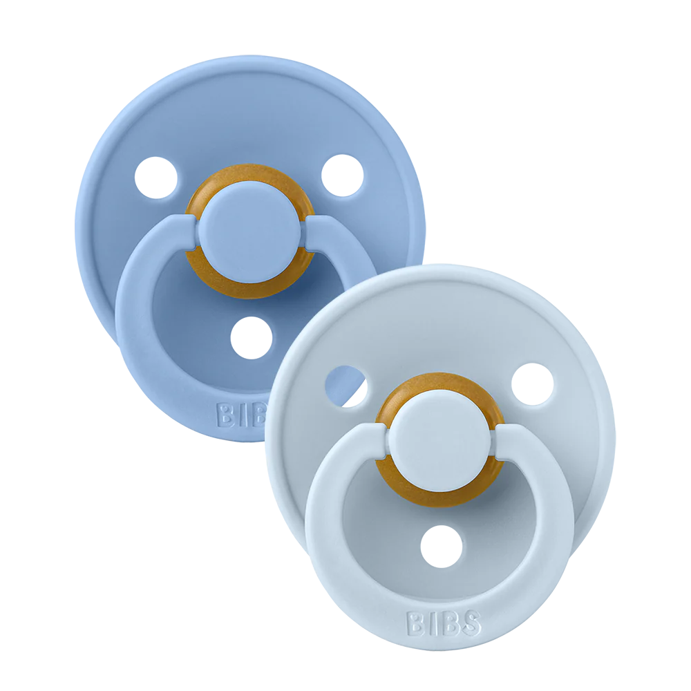 BIBS Pacifier Multicolour Combo 2 Pack - Baby Blue and Sky Blue