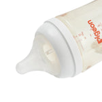Close Up of Bottle Nipple - Pigeon PPSU Bottle - 8oz with M/3M+ Nipple/Stage 3