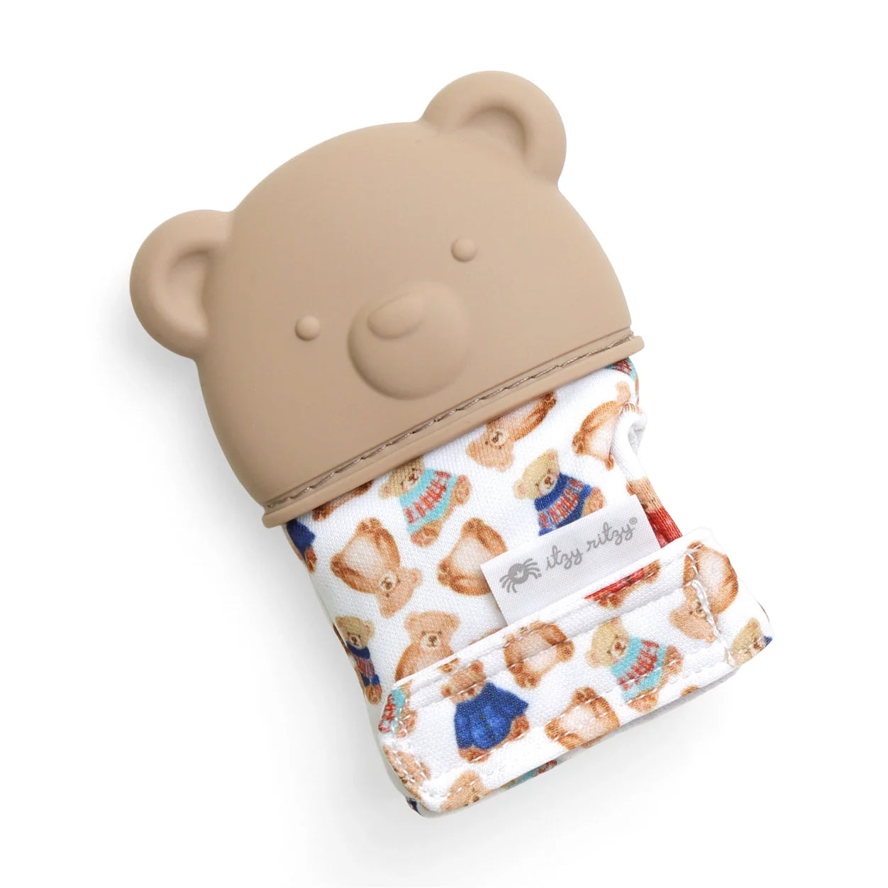 Vintage Bear- Itzy Ritzy Itzy Mitt Silicone Teething Mitt