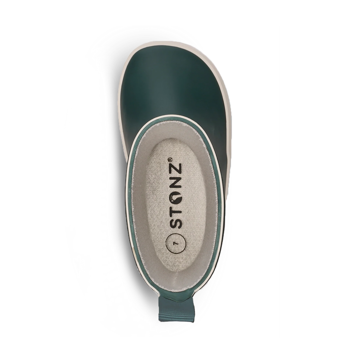 Stonz Toddler & Kid Waterproof Retro Rain Boots - Rainforest Top View