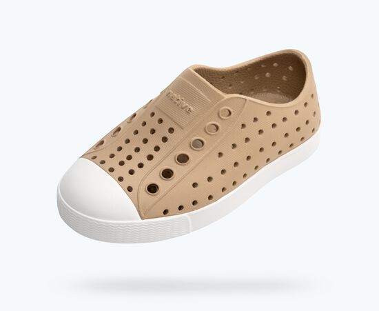 Native Shoes Jefferson Child Shoe - Flax Tan / Shell White