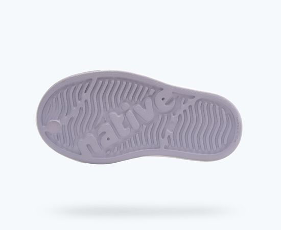 Native Shoes Jefferson Child Shoe - Future Purple / Shell White - Sole View