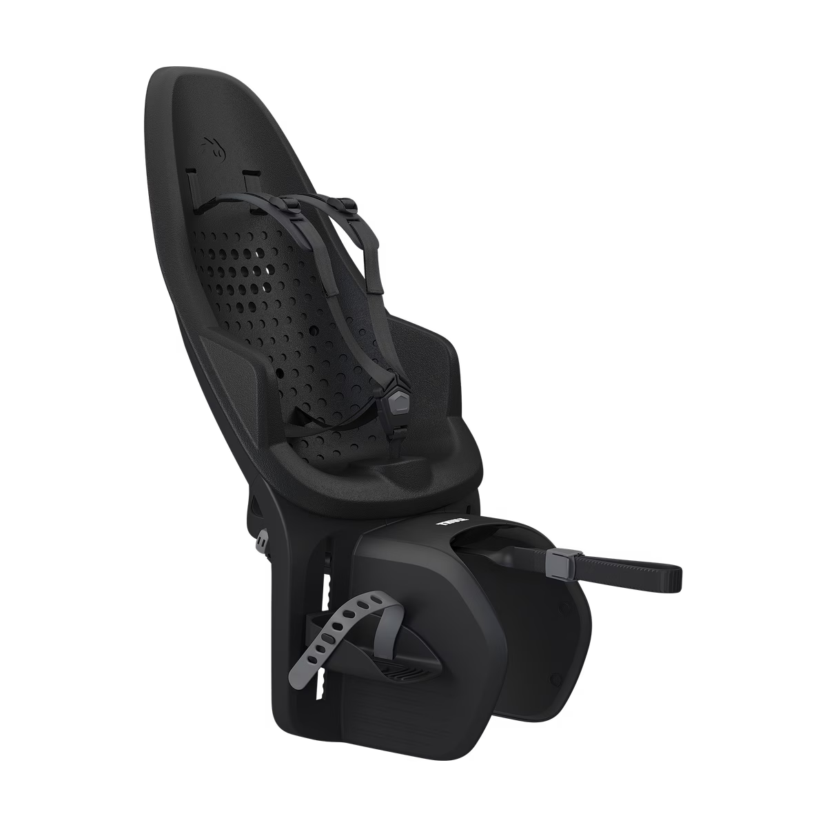 Midnight Black - Thule Yepp 2 Maxi Rack Mounted Child Bike Seat
