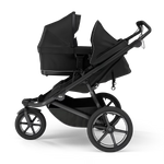 Thule Bassinet Side View on Thule Urban Glide 3 Single Stroller With Seat Fabric And Canopy On.