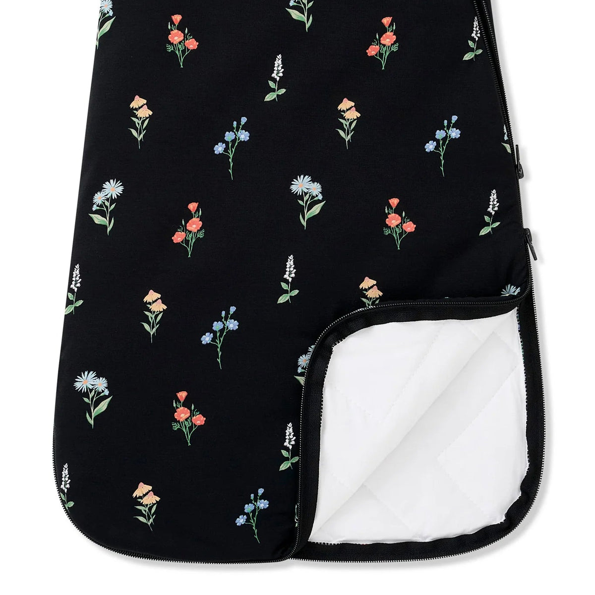 Kyte BABY 2.5 TOG Sleep Bag - Midnight Wildflower Double Zipper