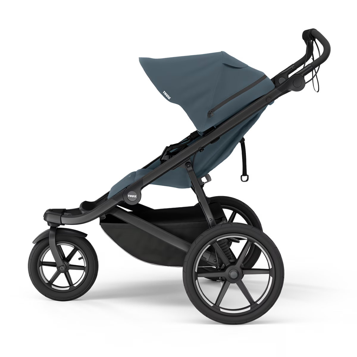 Thule Urban Glide 3 Single All-Terrain Stroller - Dark Slate Side View