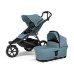 Mid Blue/Black Bassinet - Thule Urban Glide 3 Stroller 2-in-1 Bundle