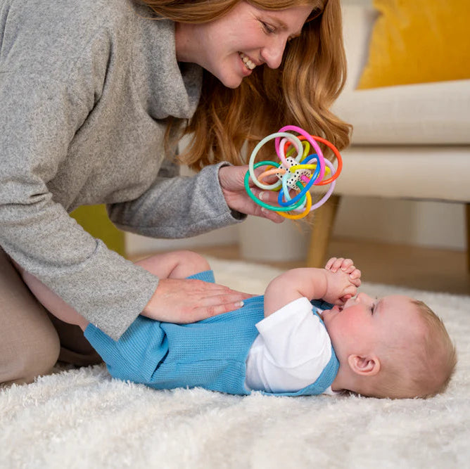 Manhattan Toy Winkel Colourpop Teething Toy Lifestyle 1