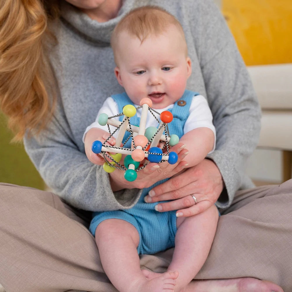 Manhattan Toy Skwish Colourpop Wooden Rattle Toy