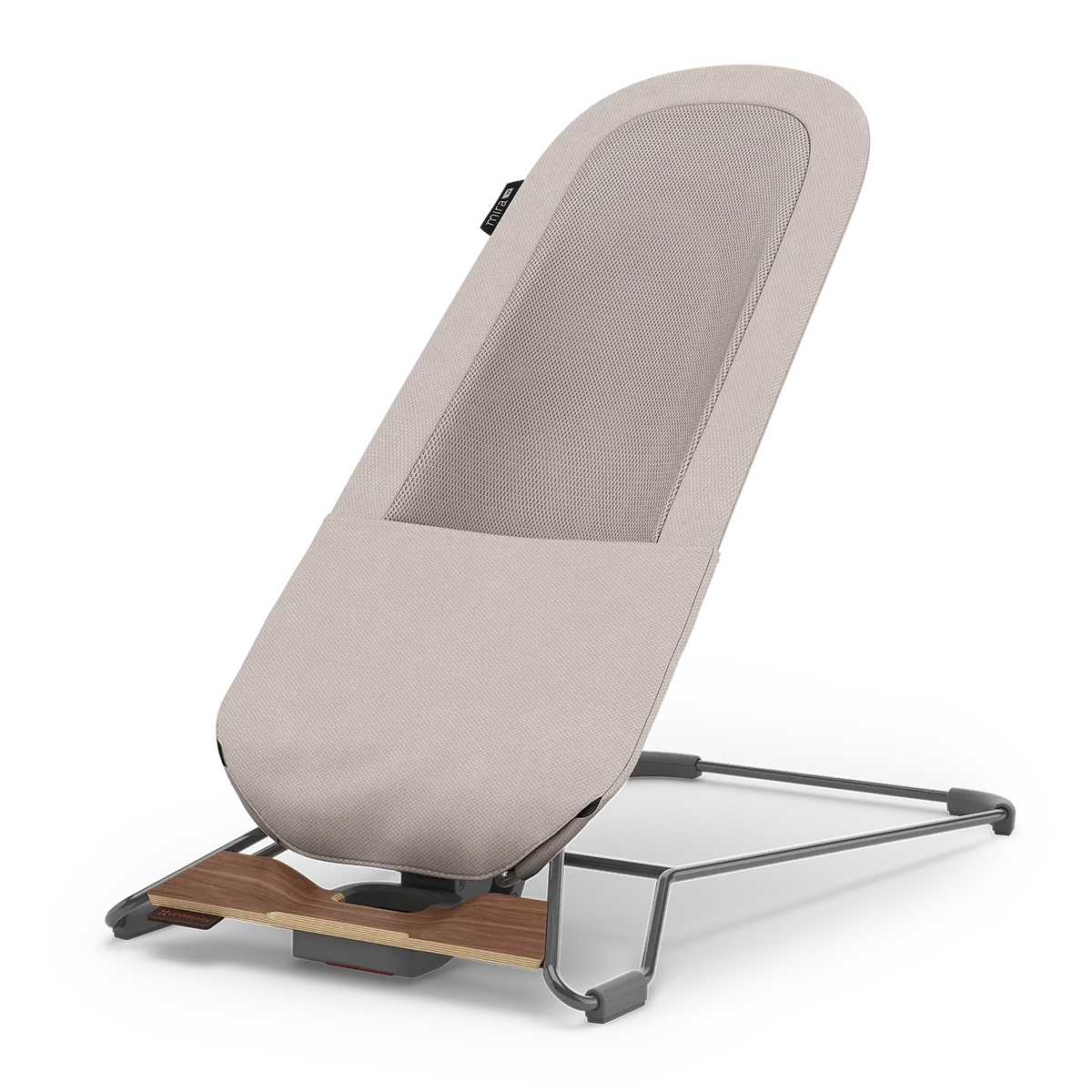 Townsend (Beige Soft Knit | Grey Frame | Walnut Wood) - UPPAbaby Mira V2 3-in-1 Bouncer - Toddler Seat Mode