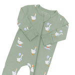 Kyte Baby Zippered Footie Silly Goose - Detail