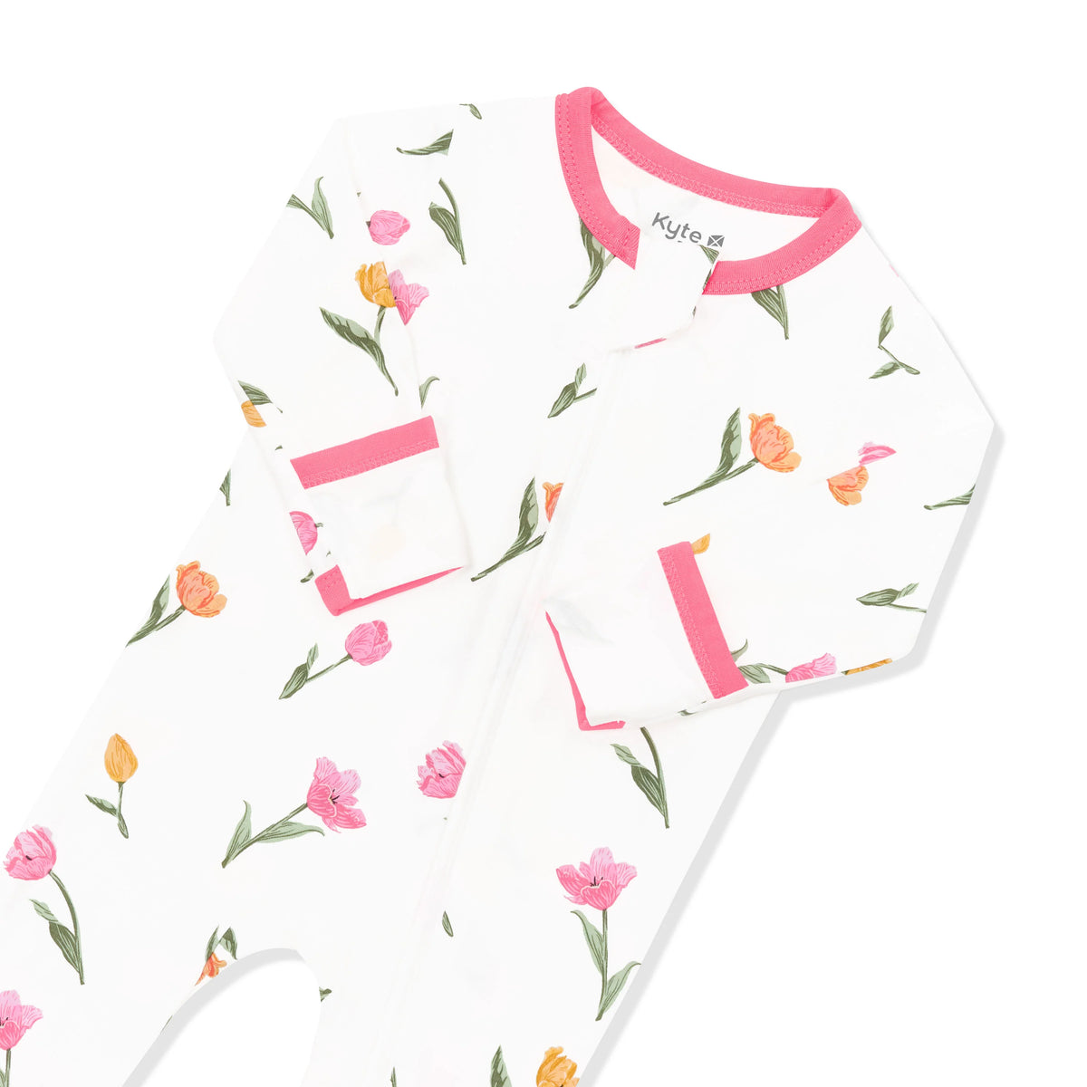 Kyte Baby Zippered Footie Tulip - Features