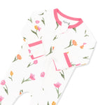 Kyte Baby Zippered Footie Tulip - Features
