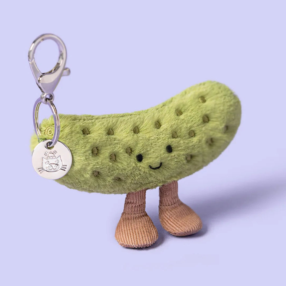Jellycat Amuseables Pickle Bag Charm Lifestyle
