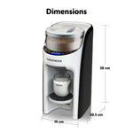 Baby Brezza Formula Pro Advanced Baby Formula Dispenser - Dimensions