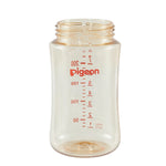 Wide Neck/Easy Cleaning - Pigeon PPSU Bottle - 8oz with M/3M+ Nipple/Stage 3