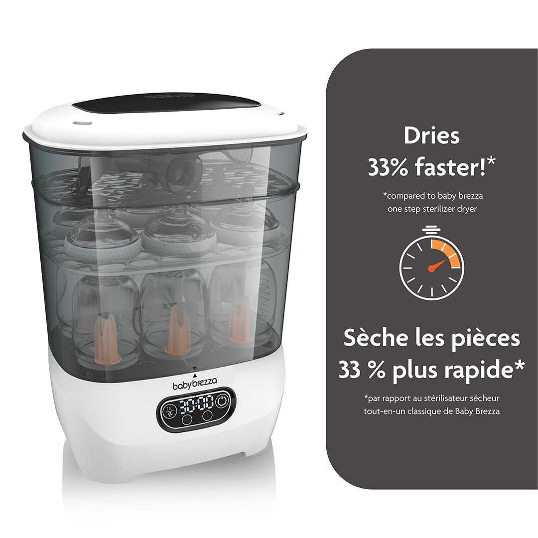 Baby Brezza One Step Sterilizer Dryer Advanced - Dries 33% Faster
