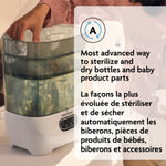 Baby Brezza One Step Sterilizer Dryer Advanced Electric Steam Sterilizer with HEPA Filter - Most Advanced