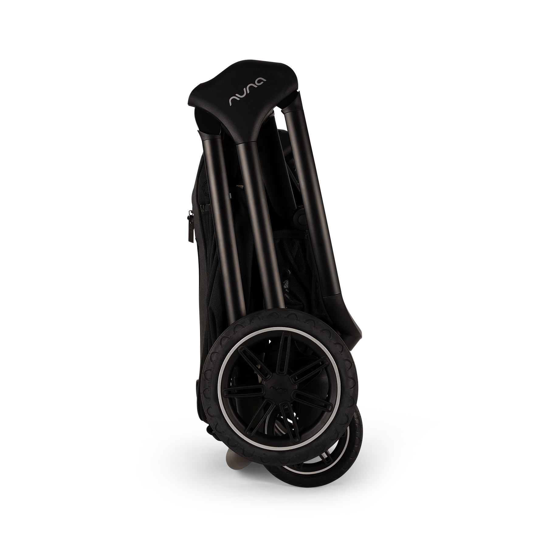 Nuna TRIV Next Stroller - Caviar Folded