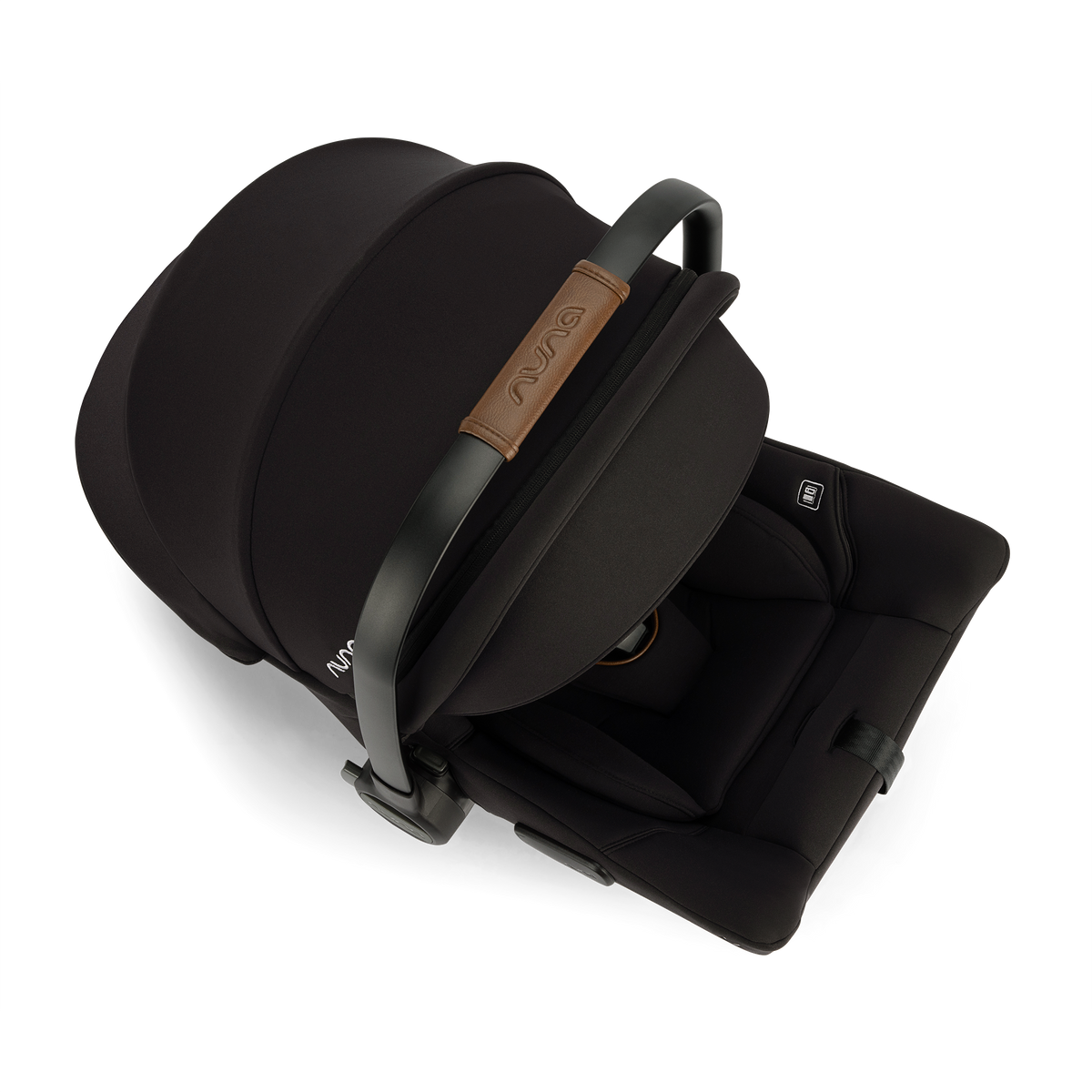 Nuna PIPA urbn Infant Car Seat Caviar -  Above View