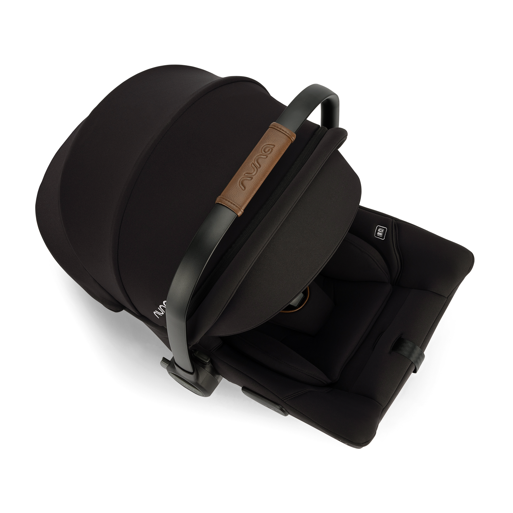 Nuna PIPA urbn Infant Car Seat Caviar -  Above View