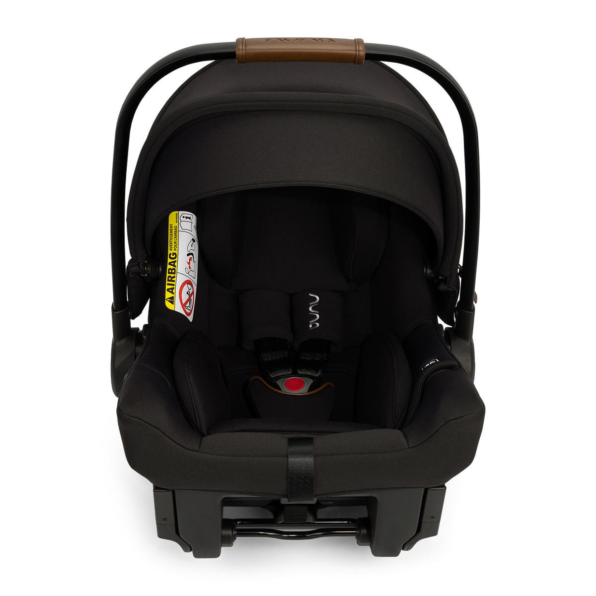 Nuna PIPA urbn Infant Car Seat Caviar - Front View