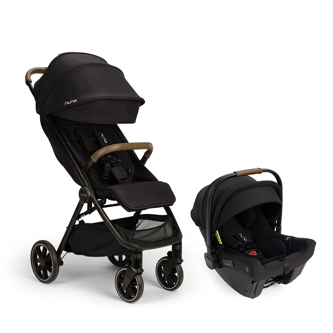 Nuna TRVL LX Next + PIPA urbn Travel System - Caviar