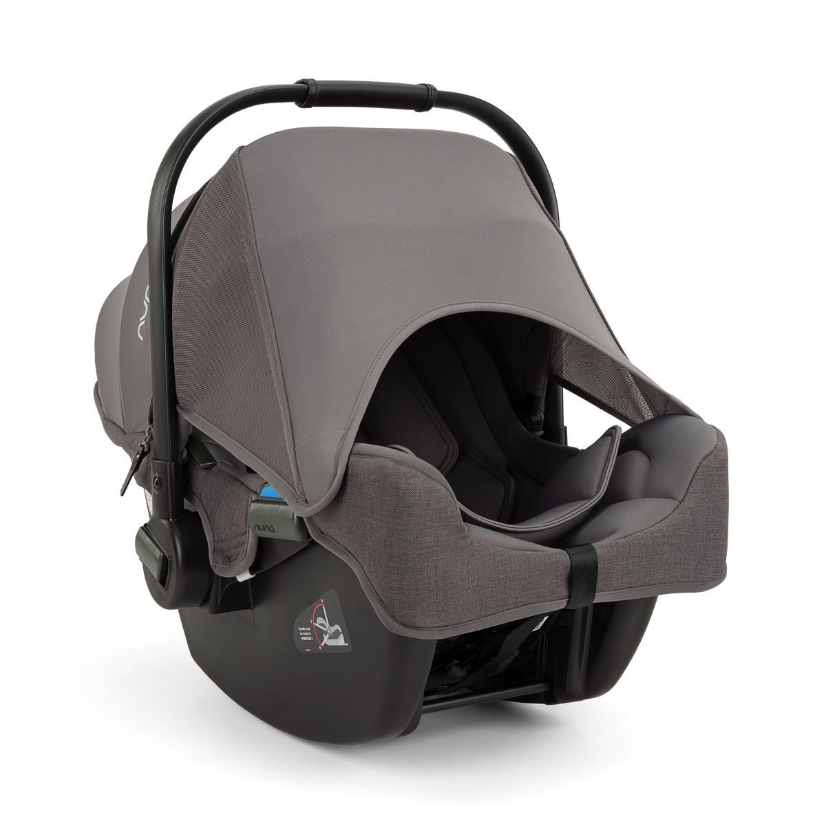 Nuna PIPA Infant Car Seat - Pewter with Dream Drape