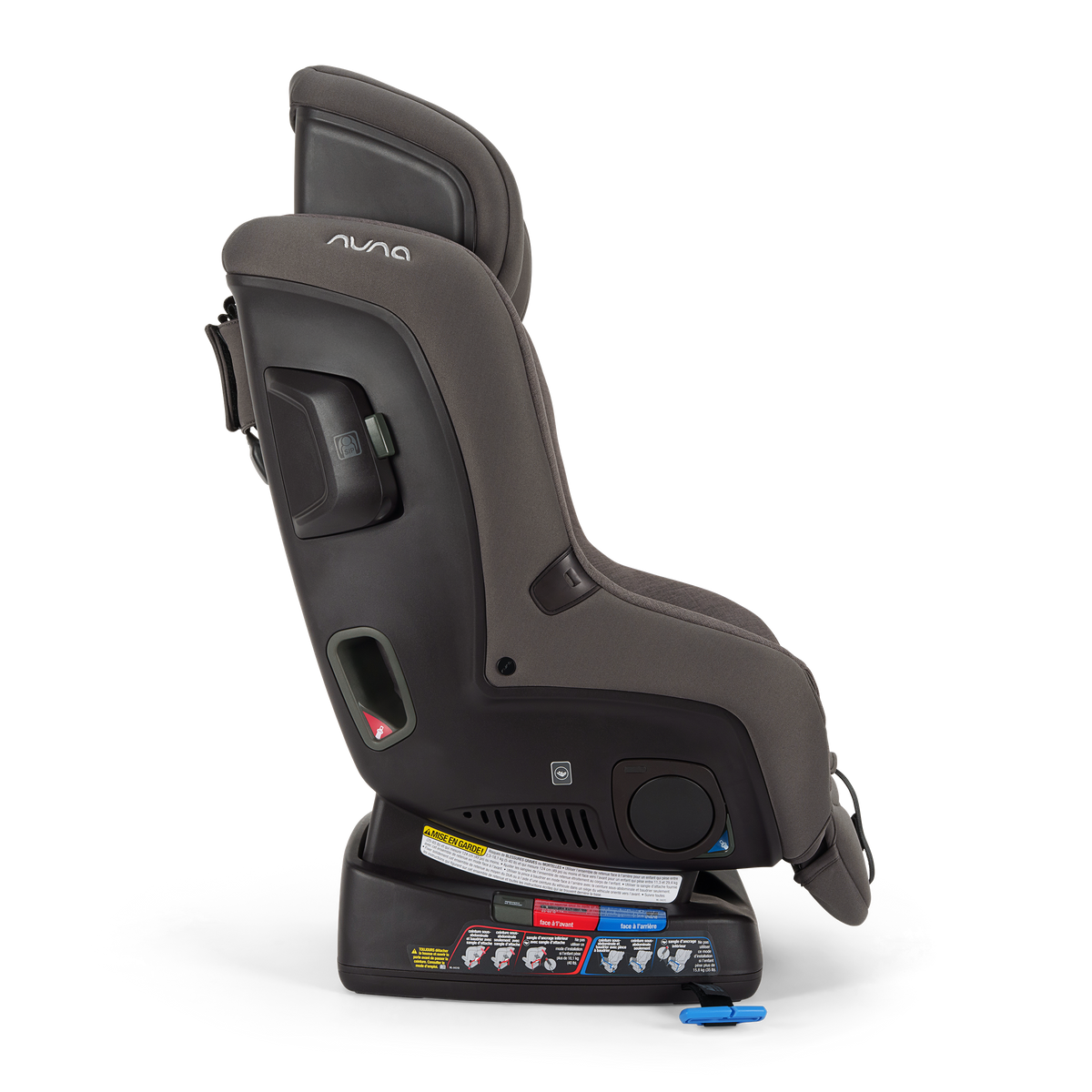 Nuna RAVA Convertible Car Seat Pewter - Side Profile