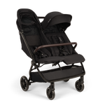 Caviar Nuna TRVL DUBL Stroller -  View  of Different Seat Positions