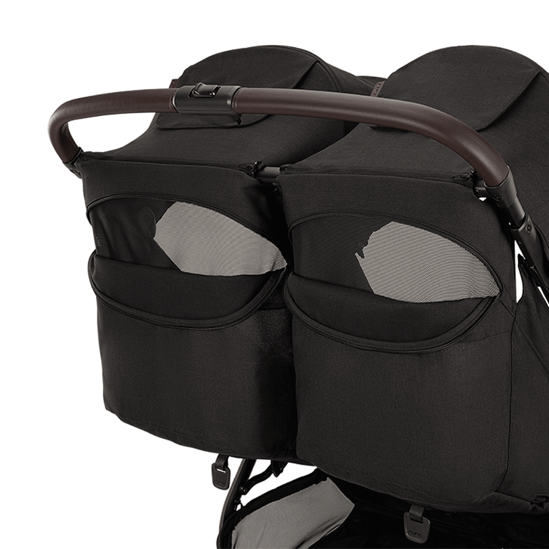 Caviar Nuna TRVL DUBL Stroller -  Ventilated Recline View