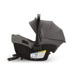 Nuna PIPA Urbn Infant Car Seat - Pewter Side View with Rigid LATCH