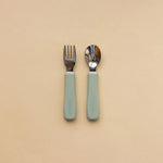 Sage - Minika Toddler Fork & Spoon Cutlery Set