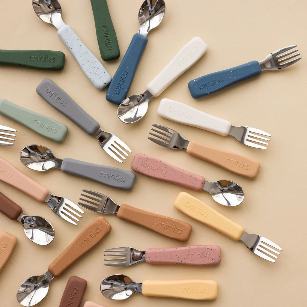 Minika Toddler Fork & Spoon Cutlery Set
