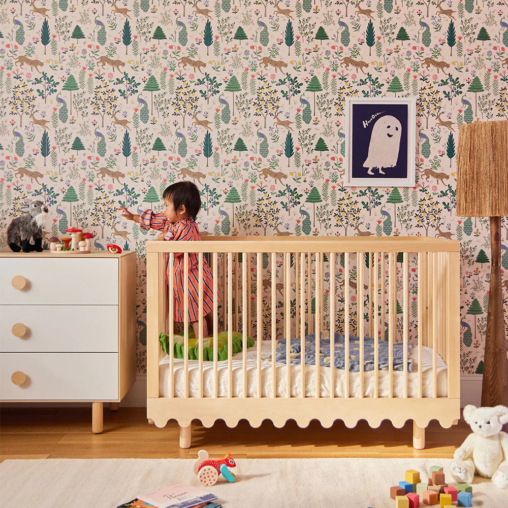 Birch - Oeuf Moss Crib Lifestyle 6
