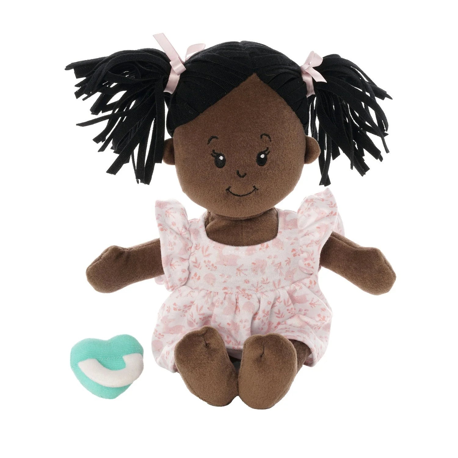 Manhattan Toy Love, Stella Doll - Brown with Black Pigtails
