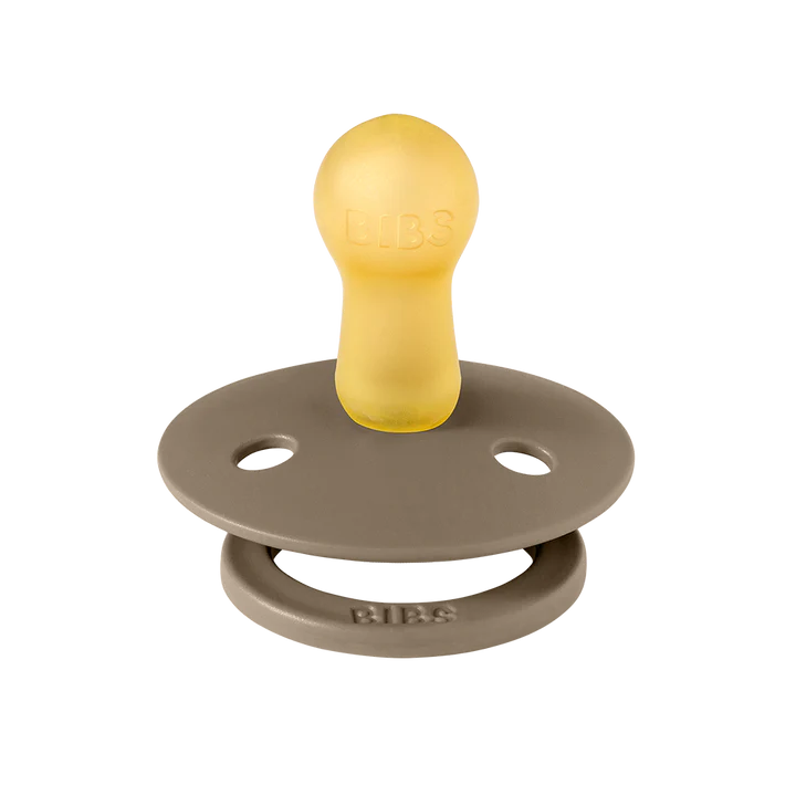 Dark Oak - BIBS Pacifier Multicolour Combo 2 Pack Dark Oak and Vanilla