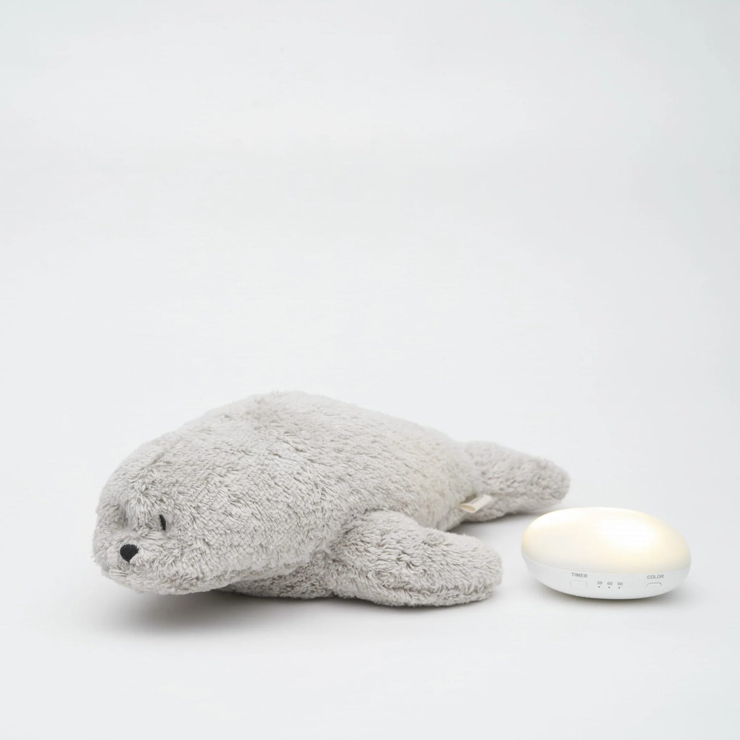 MOONIE Organic Humming Seal with Lamp - Gray