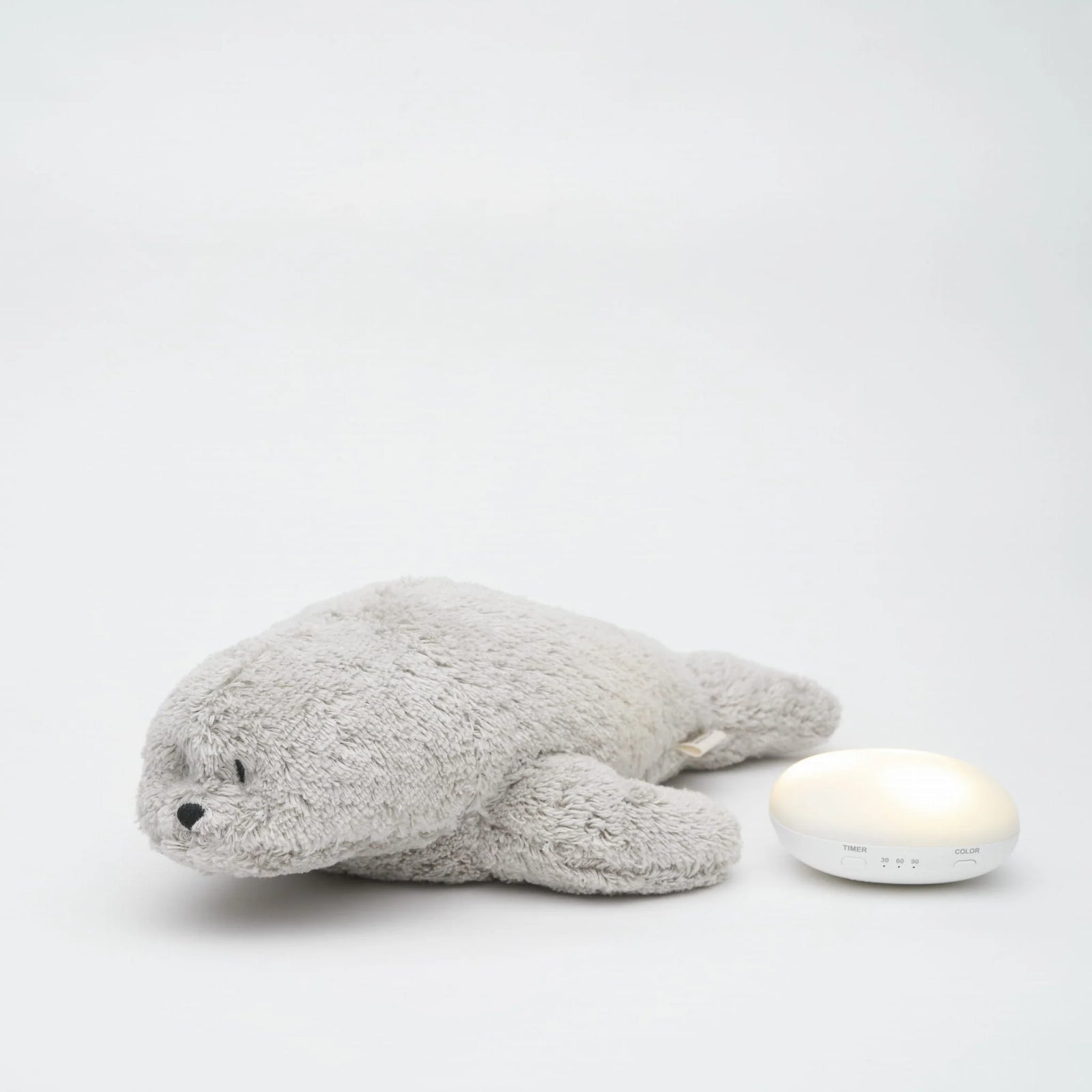 MOONIE Organic Humming Seal with Lamp - Gray